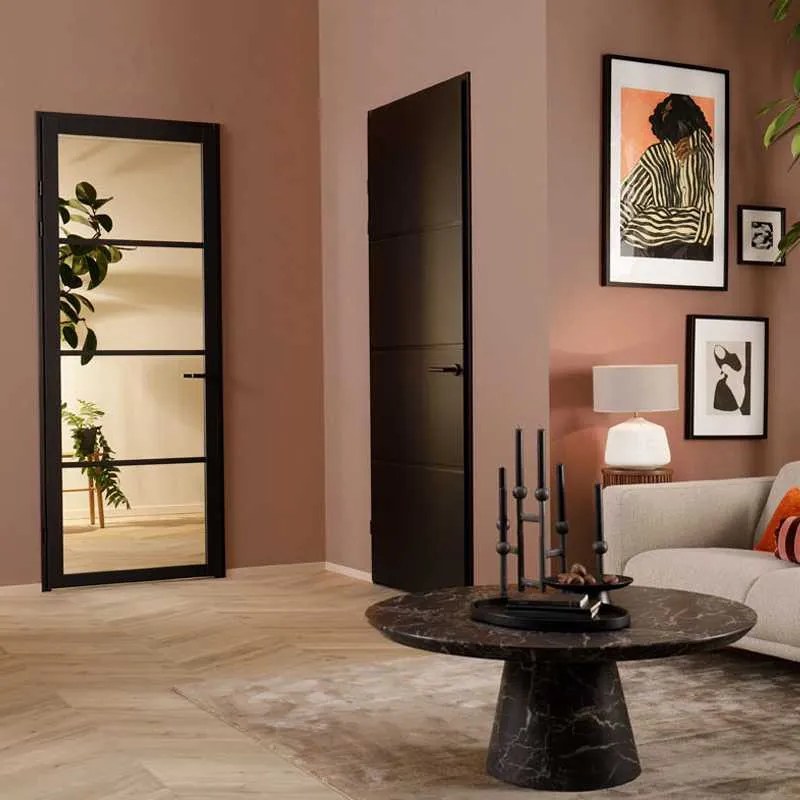 Tweedekans - Binnendeur - Nova Design - NDB900 - Opdek - Links - 73x231,5 cm - Afgelakt