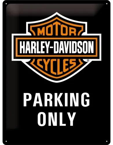 Metalen bord Harley Davidson - Parking Only