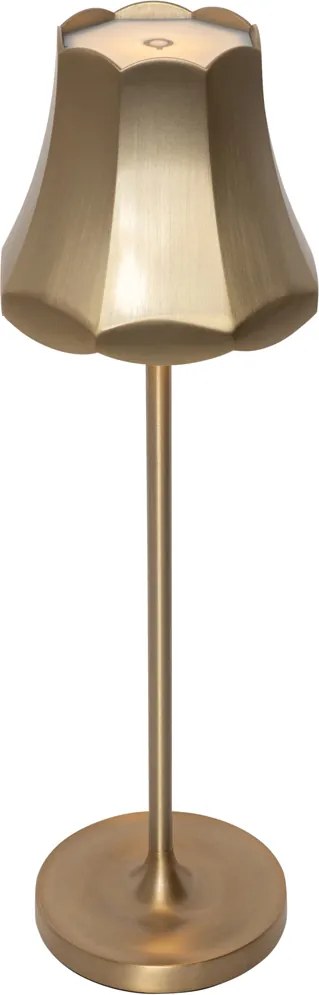 Retro tafellamp goud oplaadbaar IP44 - Granny