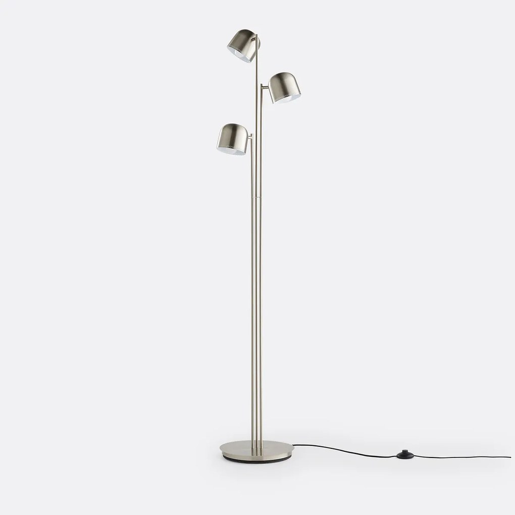 Buigzame  leeslamp in satijnnikkel, Marlo