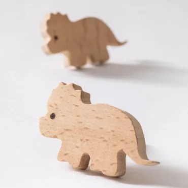 Set Van 2 Knoppen In Beukenhout Seras Kids Bruin – Natuurlijk Hout - Sklum