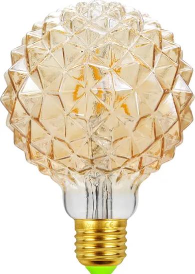 E27 LED Filament Pine Goud Globelamp 4W Extra Warm Wit Dimbaar