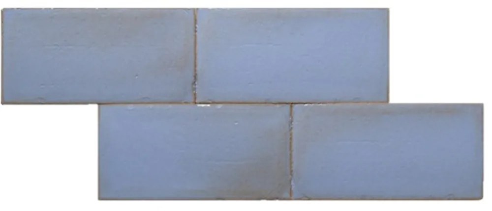 Terre d'Azur Terre-Spatula wandtegel 10x20cm blauw donker