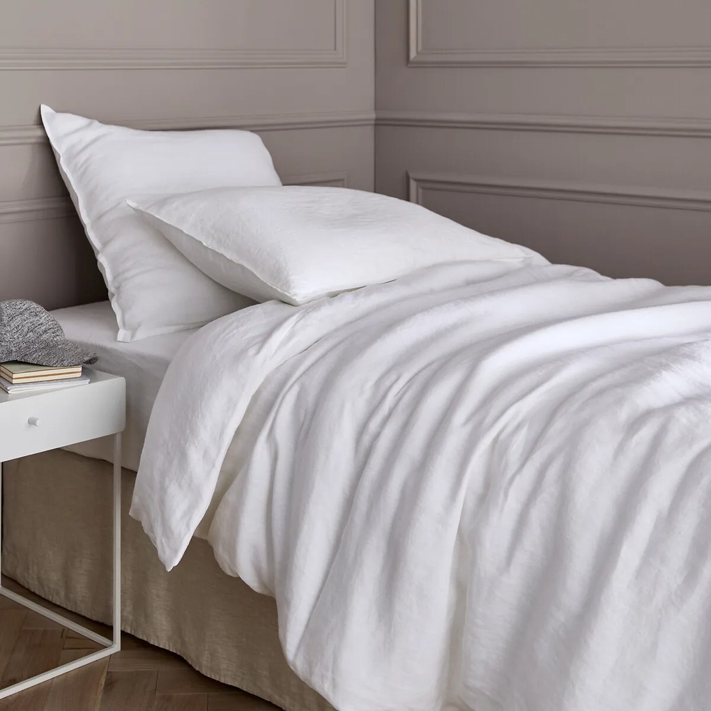 Dekbedovertrek in gewassen linnen, Elina