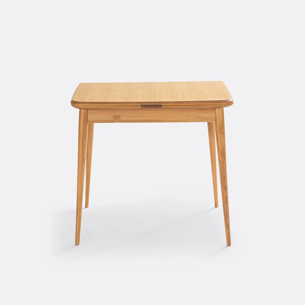 Uitschuifbare keukentafel, eikenfineer, AYLIN