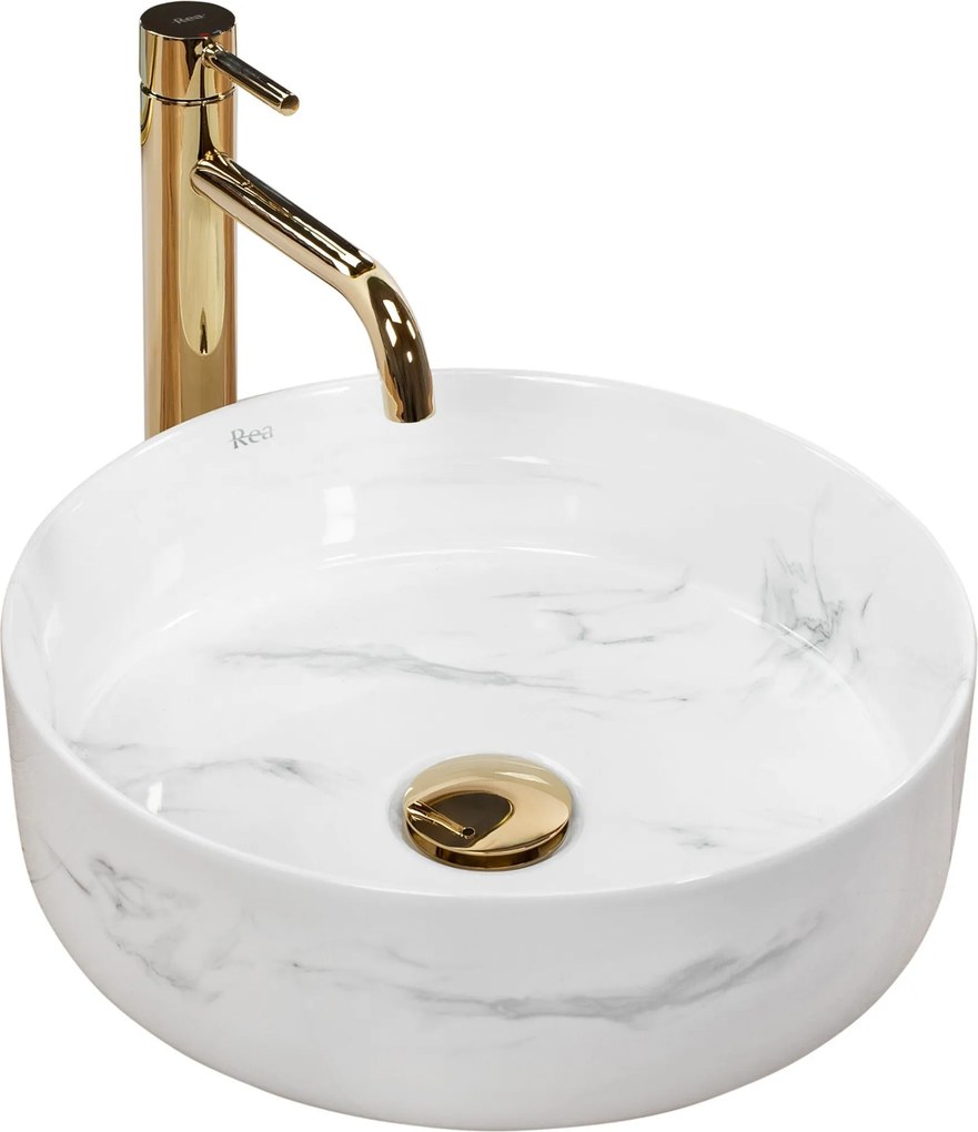 Opzetwastafel Rea Sami Nature Marble