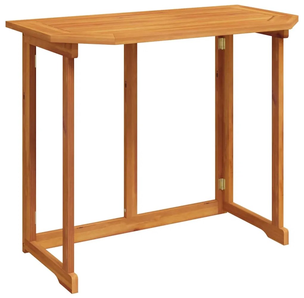 vidaXL Bistrotafel 90x50x75 cm massief acaciahout