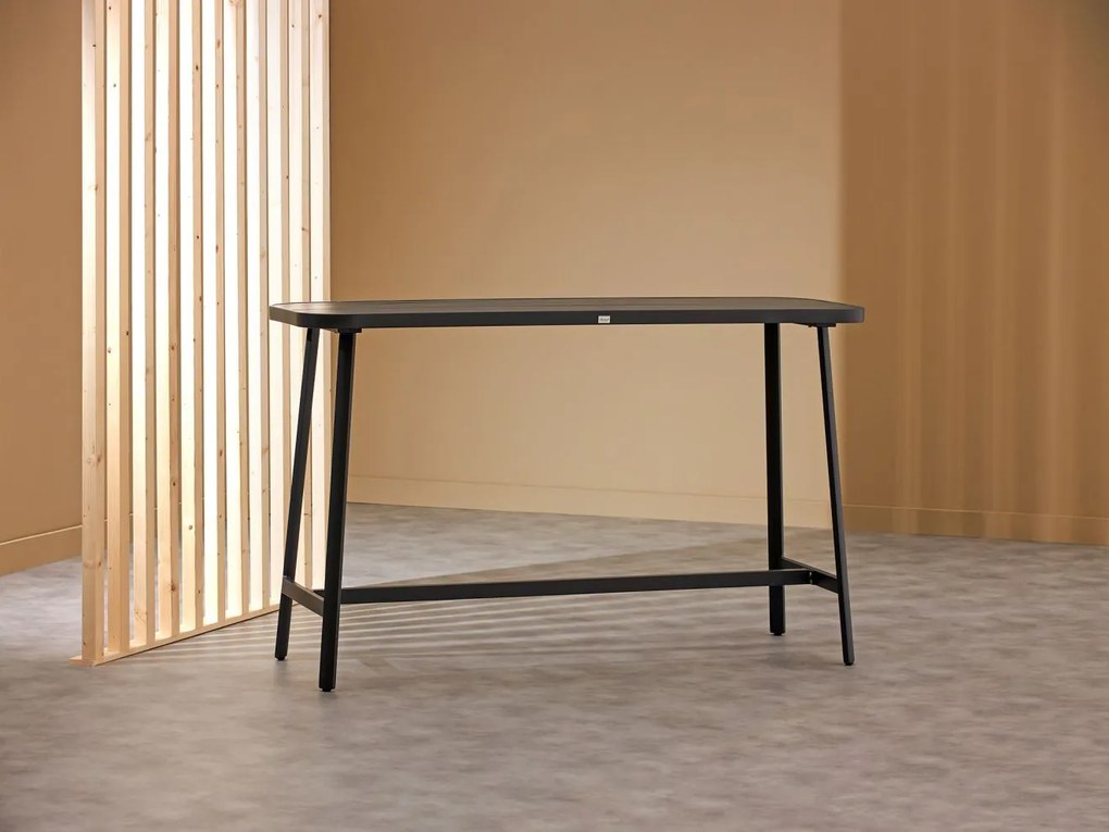 Bartafel Bellagio | Rechthoekig | Tuintafel Aluminium | 175x58cm | 4 personen | Kees Smit Tuinmeubelen