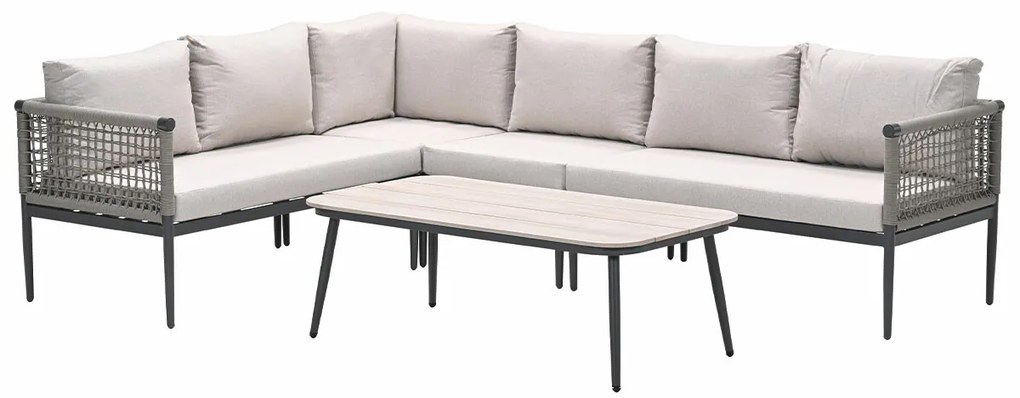 Garden Impressions Burela loungeset 5-delig links - taupe