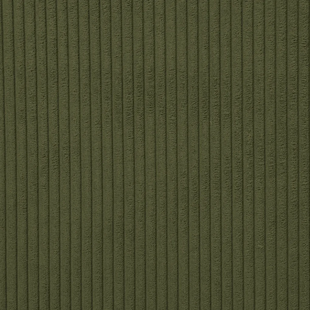 Kave Home Blok Groene Hoekbank Ribstof 330 Cm Ribstof Groen Chaise Longue Links