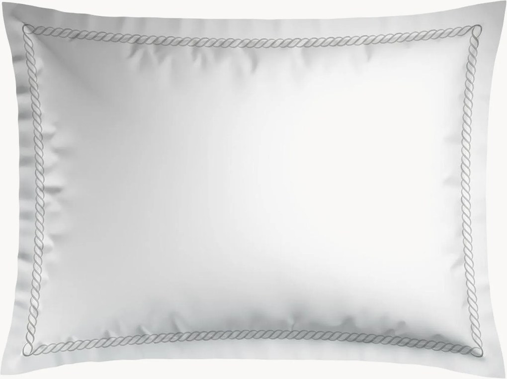 Katoensatijnen kussenhoezen Perle Enchantée, 2-delig