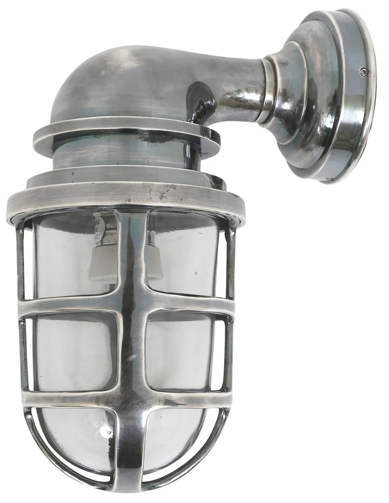 Muurlamp Brooklyn Antiek Zilver