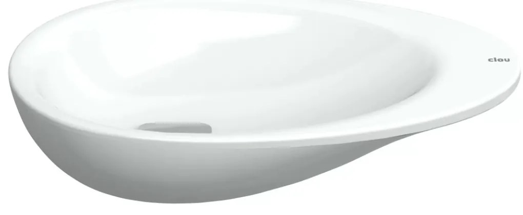 Clou First keramische fontein waskom 36cm wit glans
