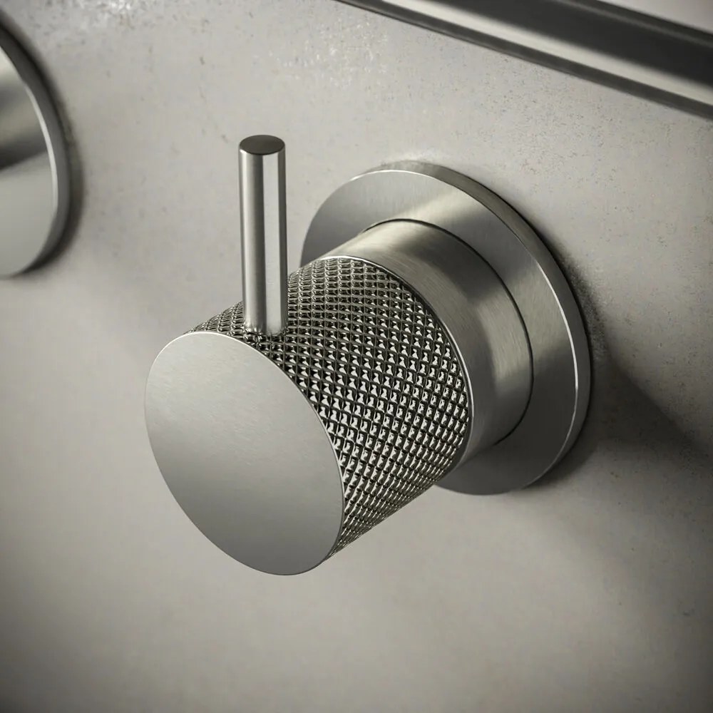 Hotbath Cobber X inbouw wastafelmengkraan 18cm geborsteld nikkel