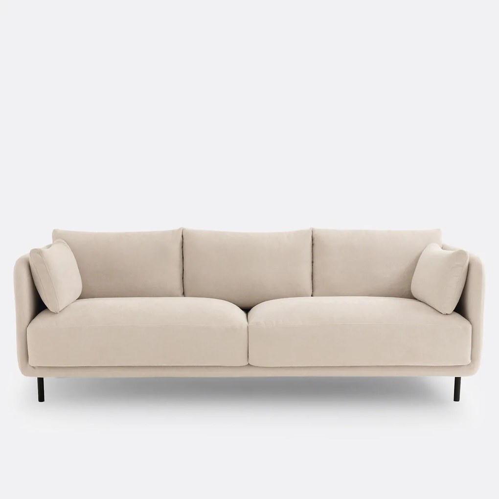 3- of 4-zits rechte bank in structuurstof, Victor