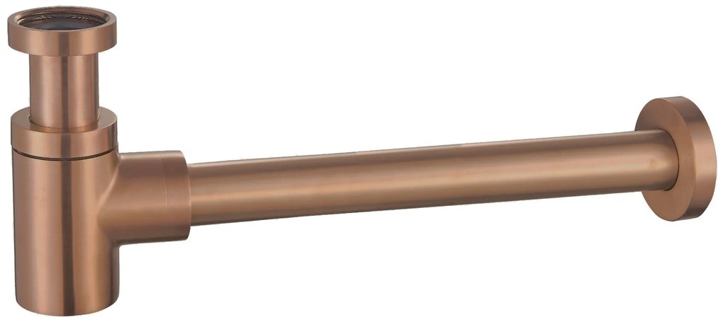 Mueller Bronzo Luxe sifon laag 11/4" brons geborsteld