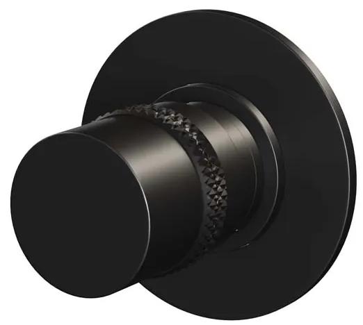 Brauer Black Edition complete inbouw regendouche met staafhanddouche, plafondarm en hoofddouche 20cm set 5 zwart mat