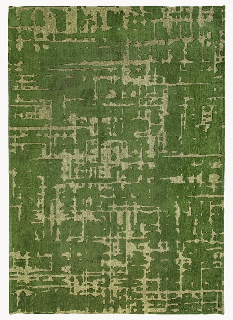 Jacquard vloerkleed Perrier's Green Structures