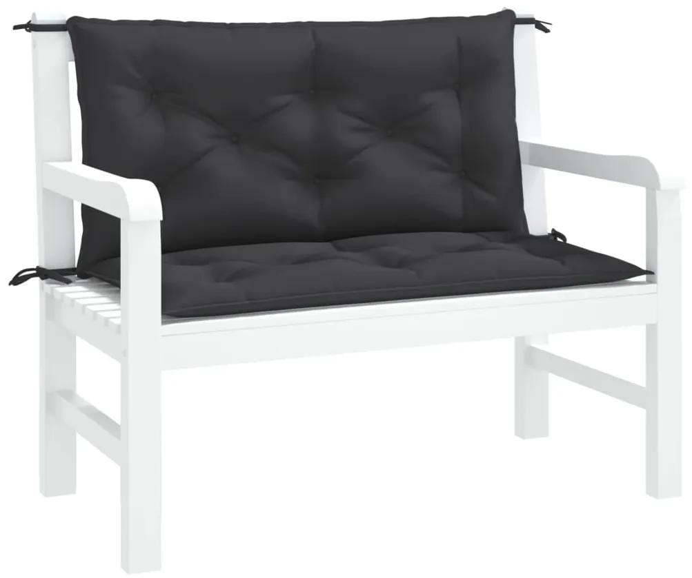 vidaXL Kussen voor schommelstoel 100 cm stof zwart