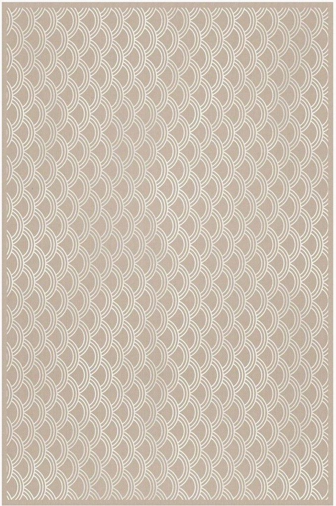 Vinyl vloerkleed Olas Japonesas Beige