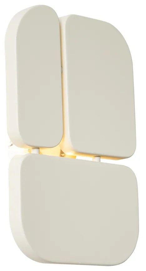 Design wandlamp beige 3-lichts - Planes