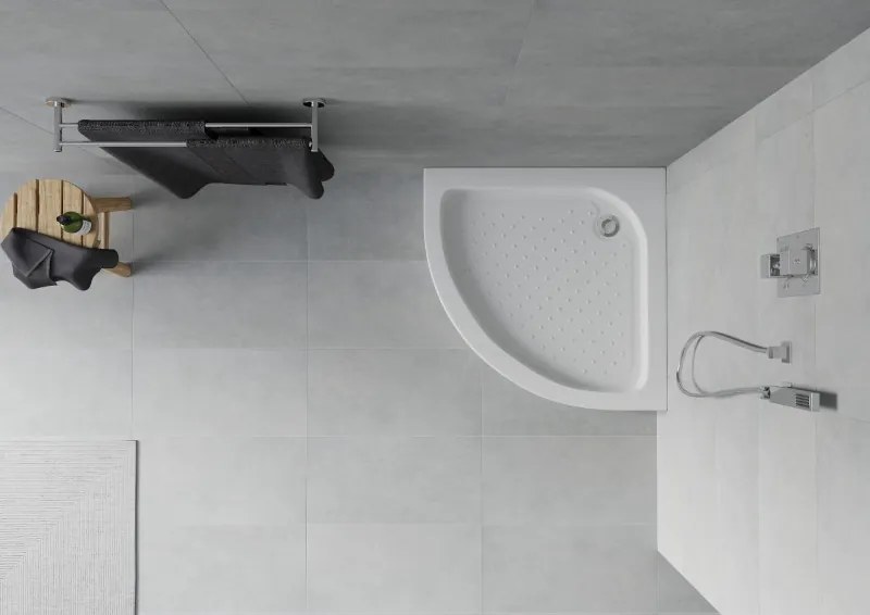 Mexen Rio halfronde douchebak 70 x 70 cm, wit - 47107070