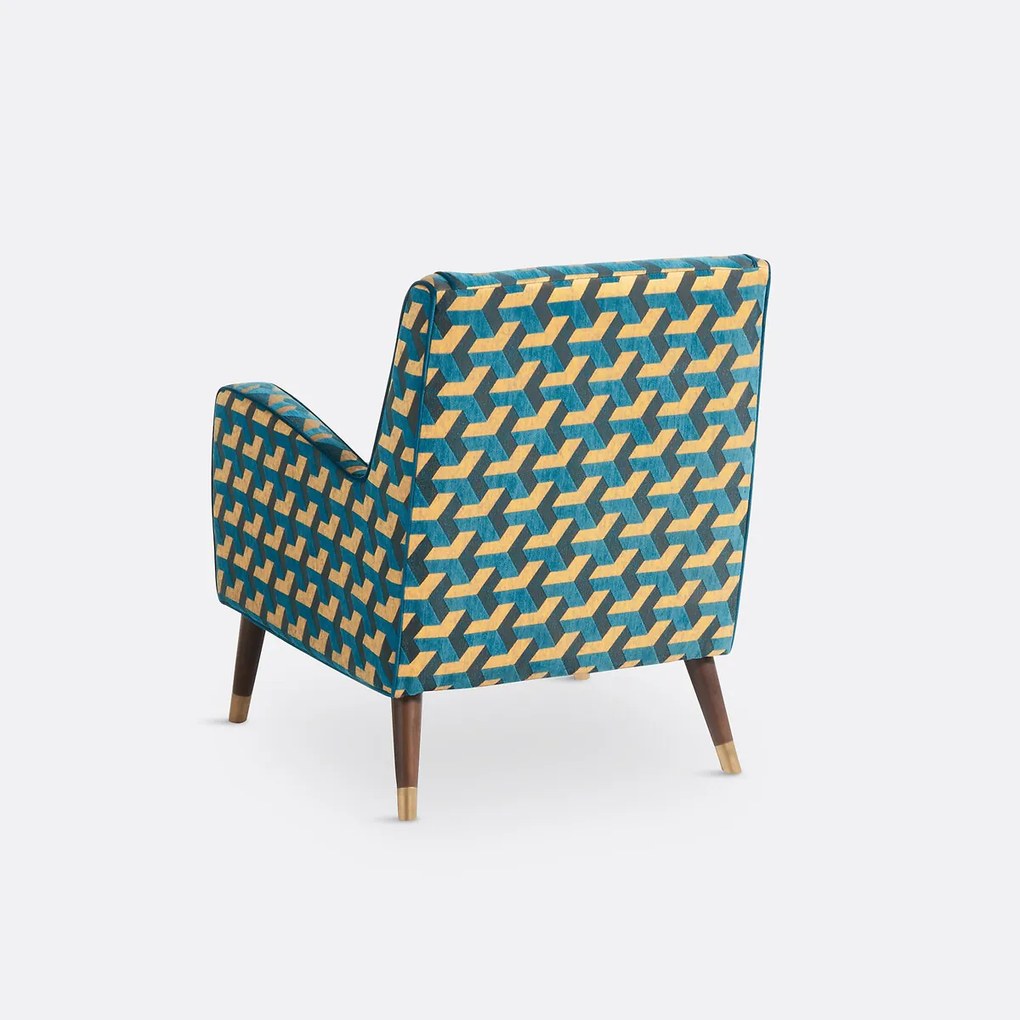 Fauteuil in fluweel, (Y)