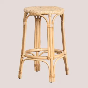 Jachel Rotan Tuin Hoge Kruk 65 Cm Natuurlijk - Sklum
