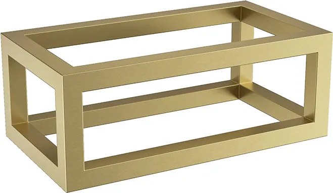 Mueller Gold frame voor fontein 40x22cm messing geborsteld