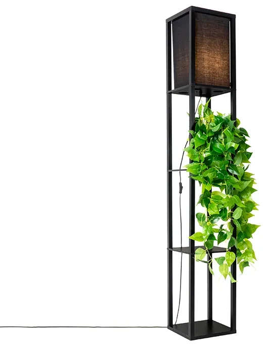 Moderne vloerlamp zwart - Stojan Modern E27 Binnenverlichting Lamp