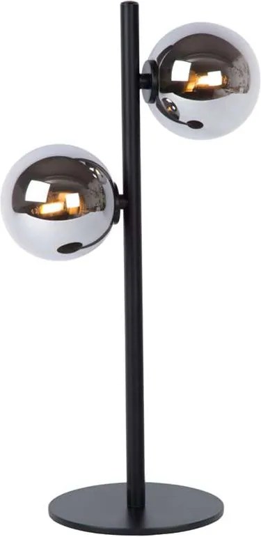 Lucide tafellamp Tycho - zwart - 15x22x43 cm - Leen Bakker
