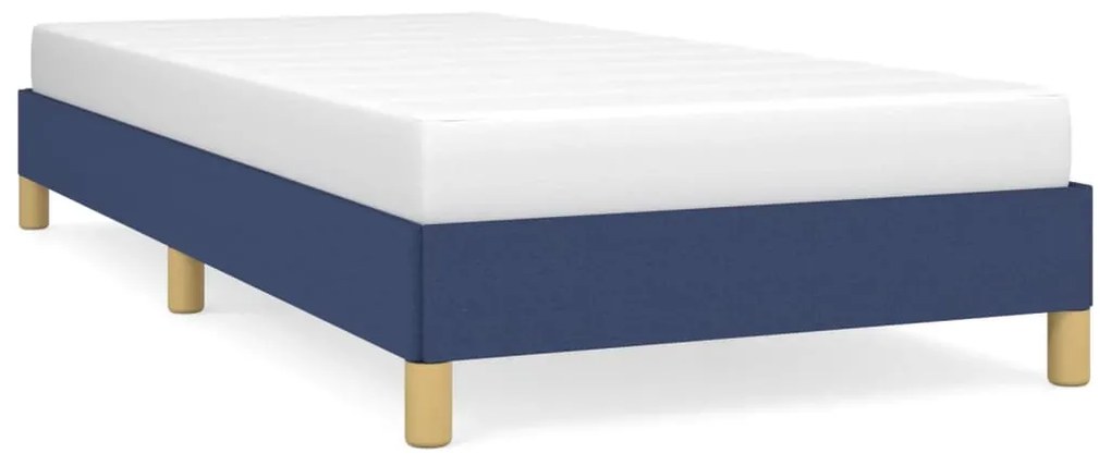 vidaXL Bedframe stof blauw 80x200 cm