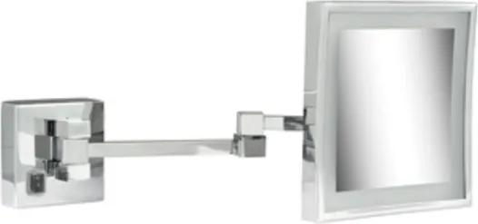 Geesa Mirror Collection scheerspiegel met LED verlichting 2 armig 20.5x20.5cm 3x vergrotend 911079