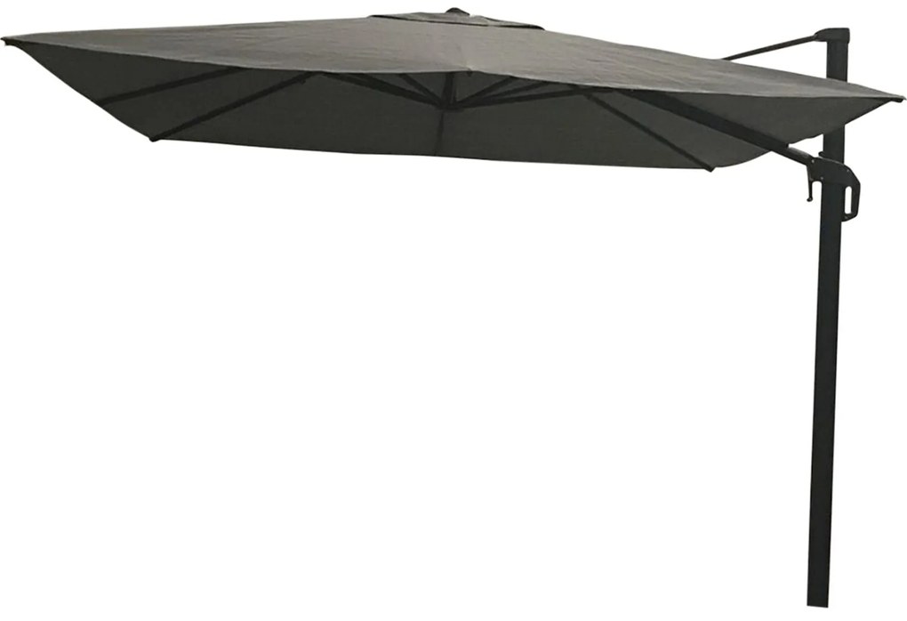 Nesling Coolfit zweefparasol 3x3 - antraciet - voet en hoes