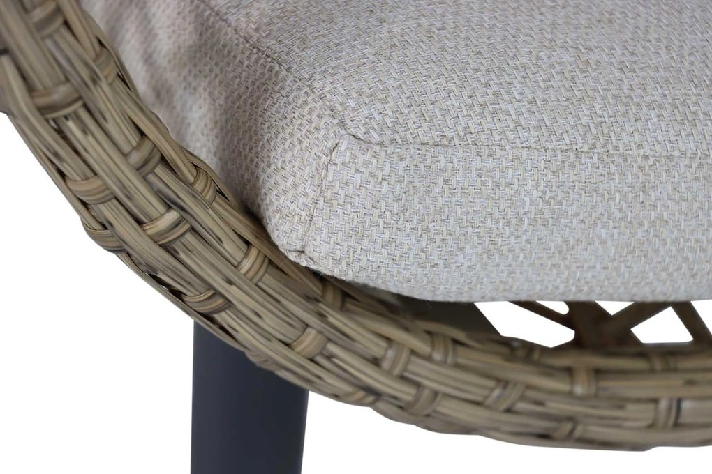 Coco Corso Strandstoel Aluminium/wicker Taupe