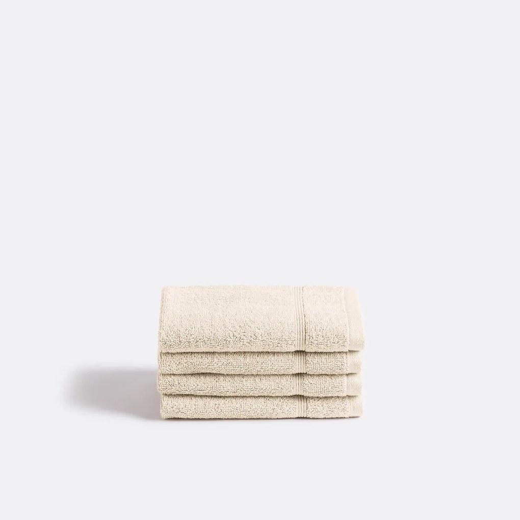 Set van 4 gastendoekjes in badstof 600 g/m², Zavara