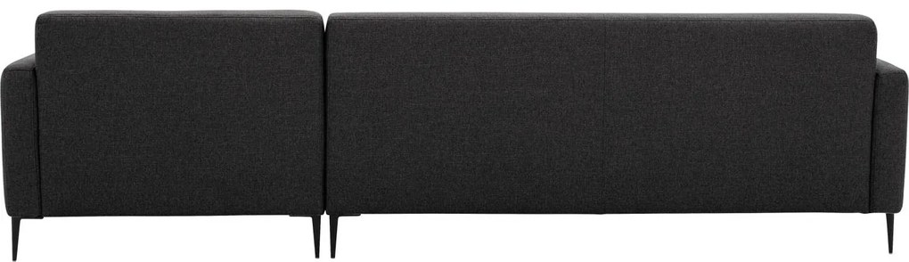 Goossens Key West grijs, stof, 3-zits, modern design