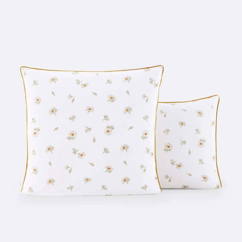 Kussensloop in gewassen katoen, Paquita