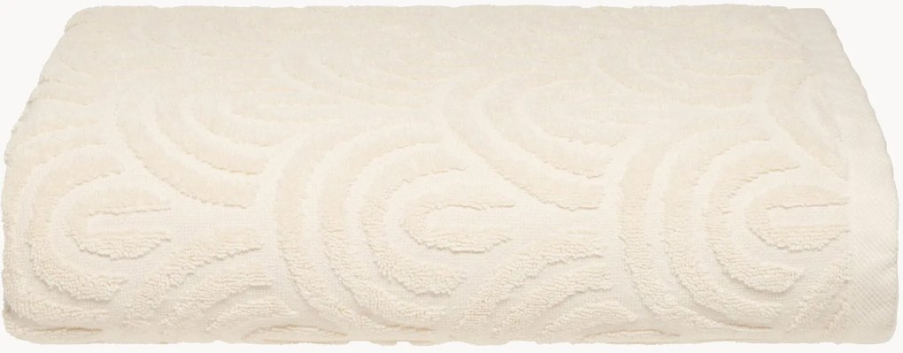 Badlaken van katoen-terry jacquard Petra