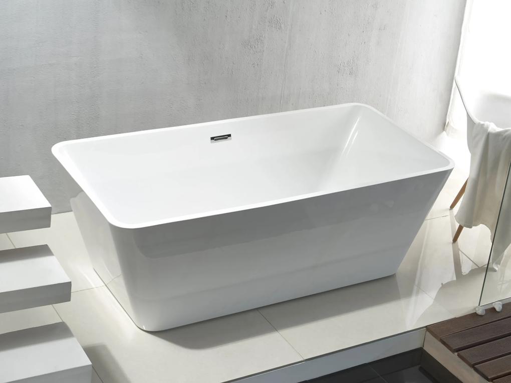 Quadro vrijstaand bad acryl 180x80cm rechthoekig wit
