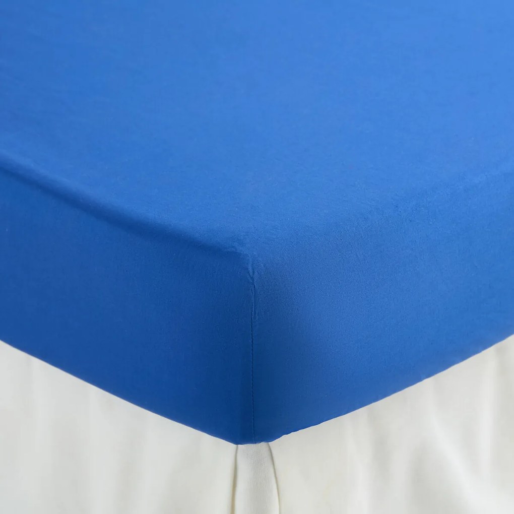 Hoeslaken van perkal katoen, 80 draden, 35 cm kop, Scenario