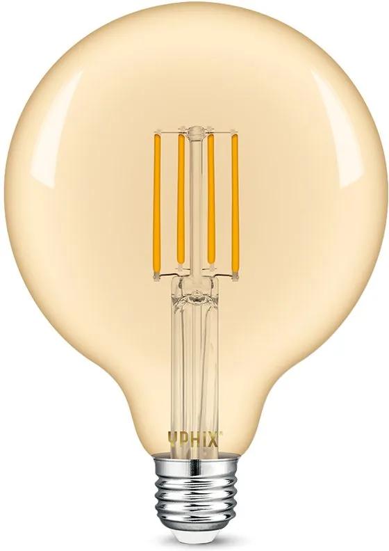 E27 Led Filament Lamp Atlas G125 7w 2200k Dimbaar Amber | LEDdirect.nl
