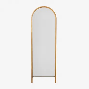 Ovidia Wandspiegel 178 X 58 Cm In Eikenhout Eikenhout - Sklum