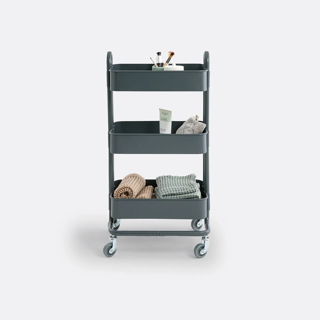 Stalen dressoir met wieltjes, Lirya