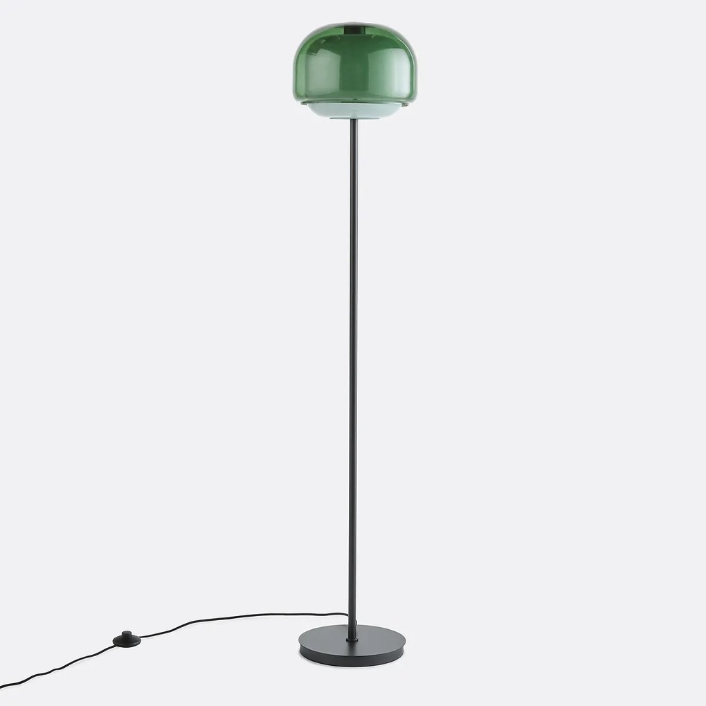 Vloerlamp van gekleurd glas, KINOKO