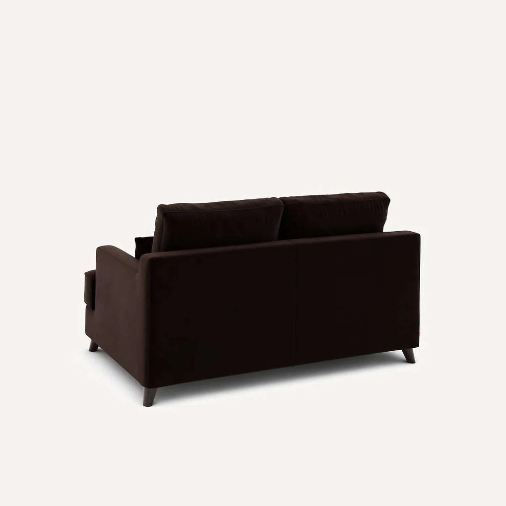 Compacte bank in fluweel, Alwine