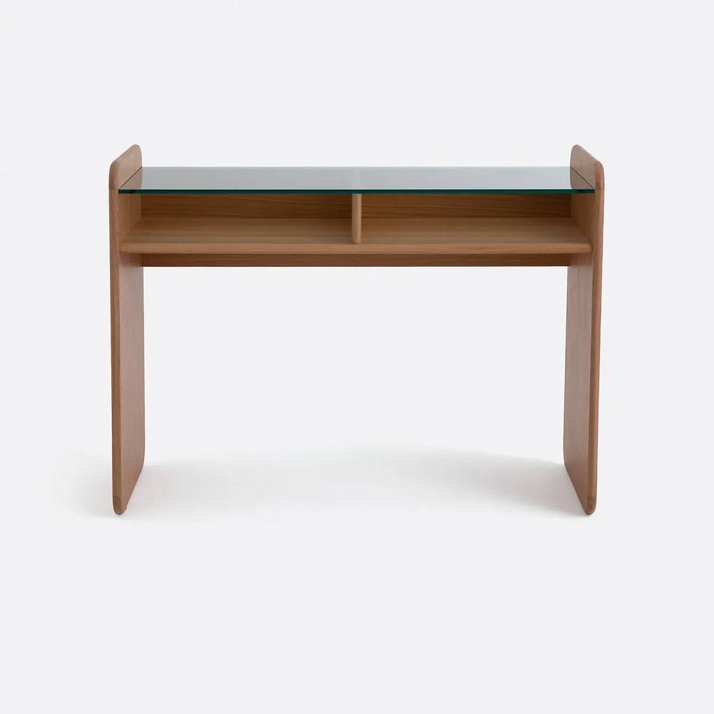 Bureau met gehard glazen blad, Ericson