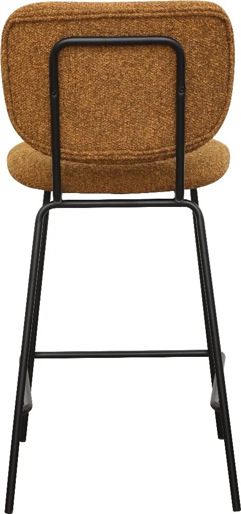 Moderne Barkruk Okergeel Boucle
