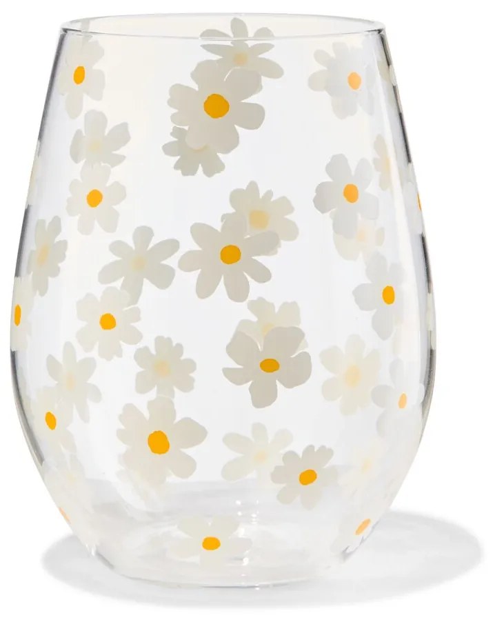 HEMA Glas 450ml Bloemen