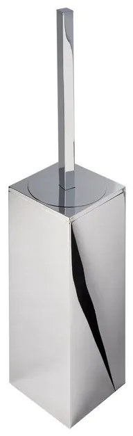 Geesa Modern Art Toiletborstel met houder Chroom (zwarte borstelkop) 913510-06